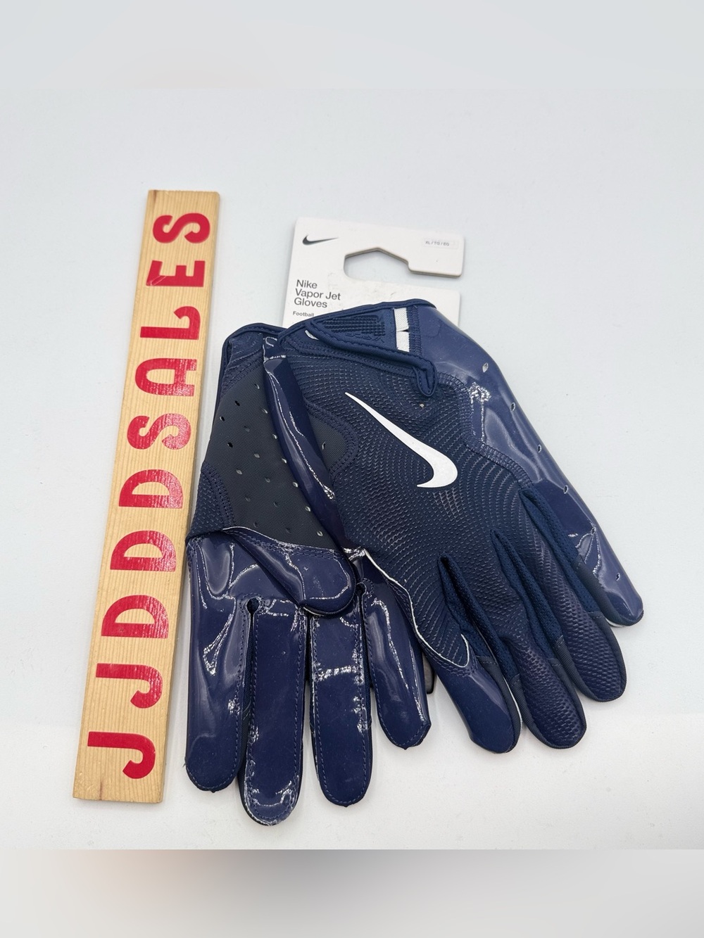 Nike Vapor Jet 8.0 NFL Football Gloves Navy HF0315-472 Men’s Size XL NWT $65